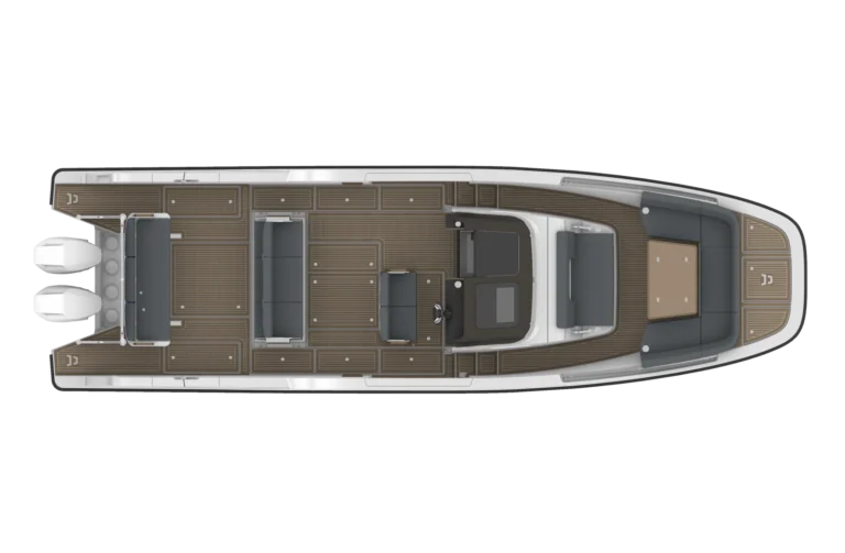 Bow U Sofa, Sofa, Table, Aft Comfort Wet bar